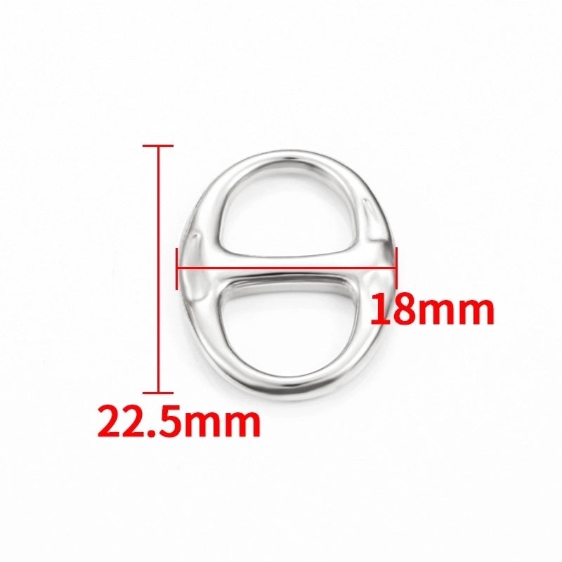 1 Piece 16.5*16.5mm 16.5*21.5mm 18*22.5mm Hole 1~1.9mm Hole 2~2.9mm 304 Stainless Steel 18K Gold Plated Moon Heart Shape Solid Color Jewelry Accessories Pendant