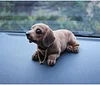 Car Decoration Nod Dog Ornament High Simulation Creative Dog Dashboard Crafts Dog Lover Gift Car Vehicle Desktop Office Decoration (Beagle)