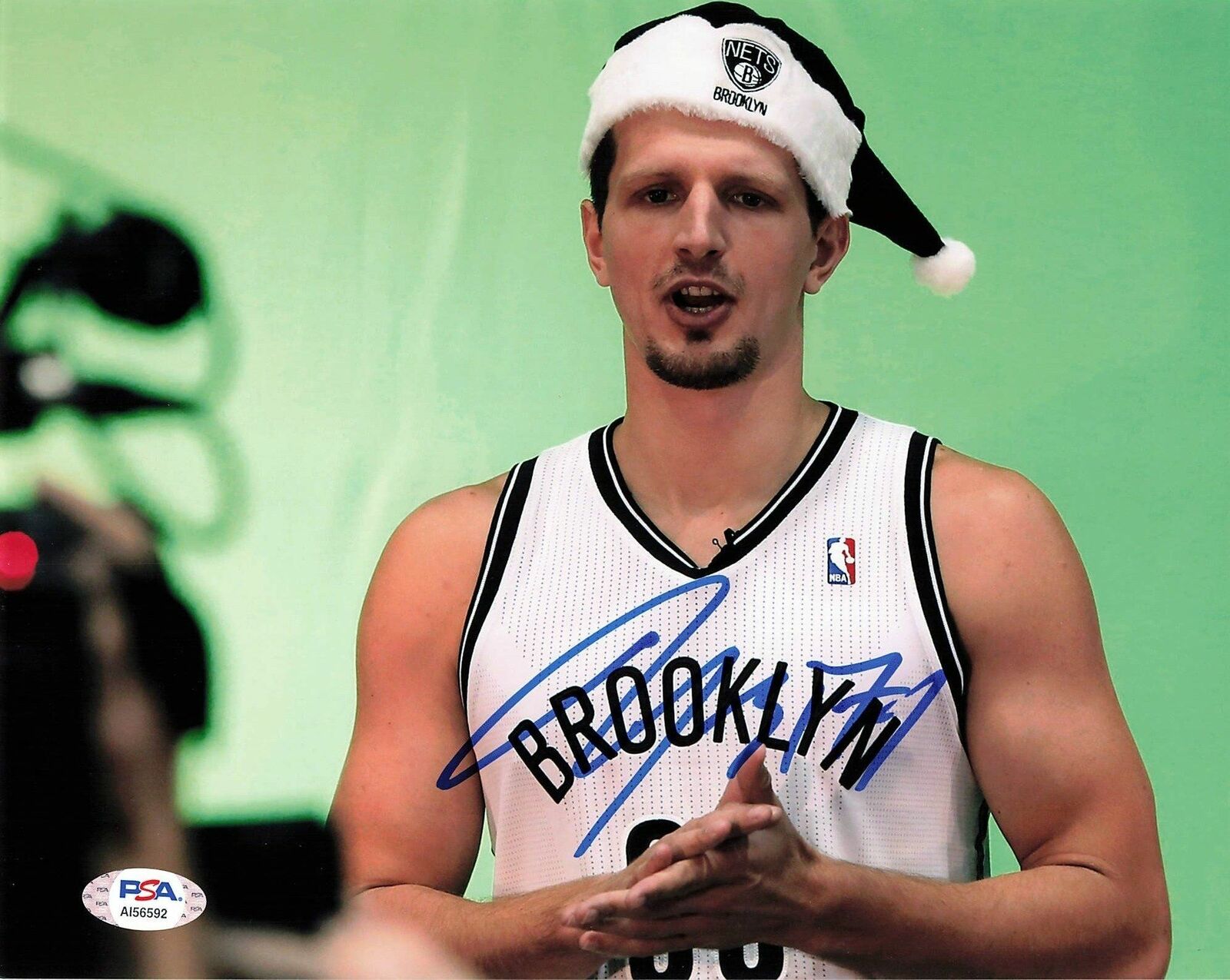 MIRZA TELETOVIC signed 8x10 Photo Poster painting PSA/DNA Brooklyn Nets Autographed