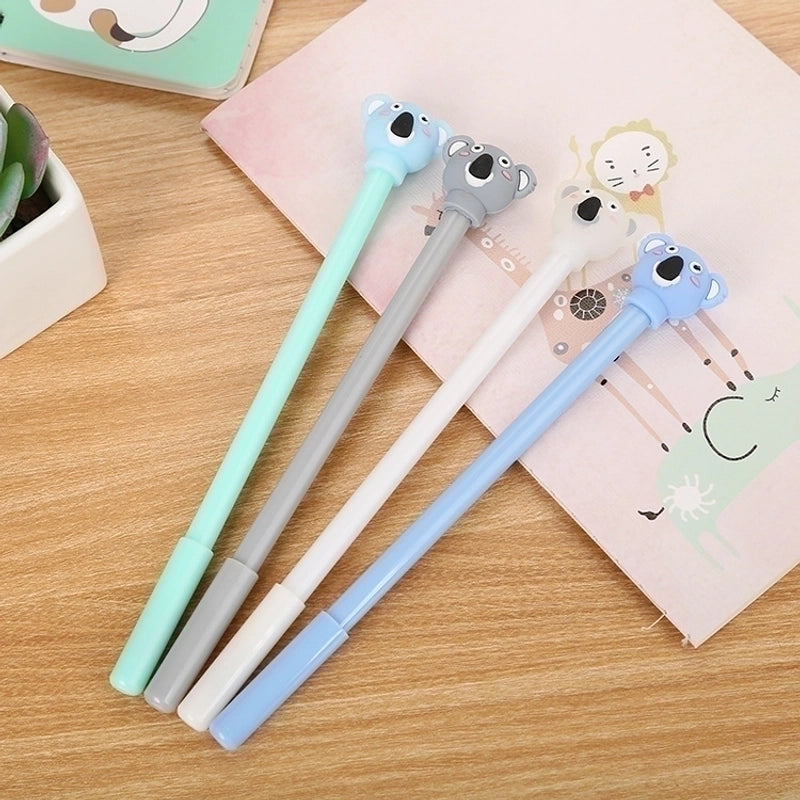 1 Piece Cartoon Class Learning Plastic Cute Gel Pen