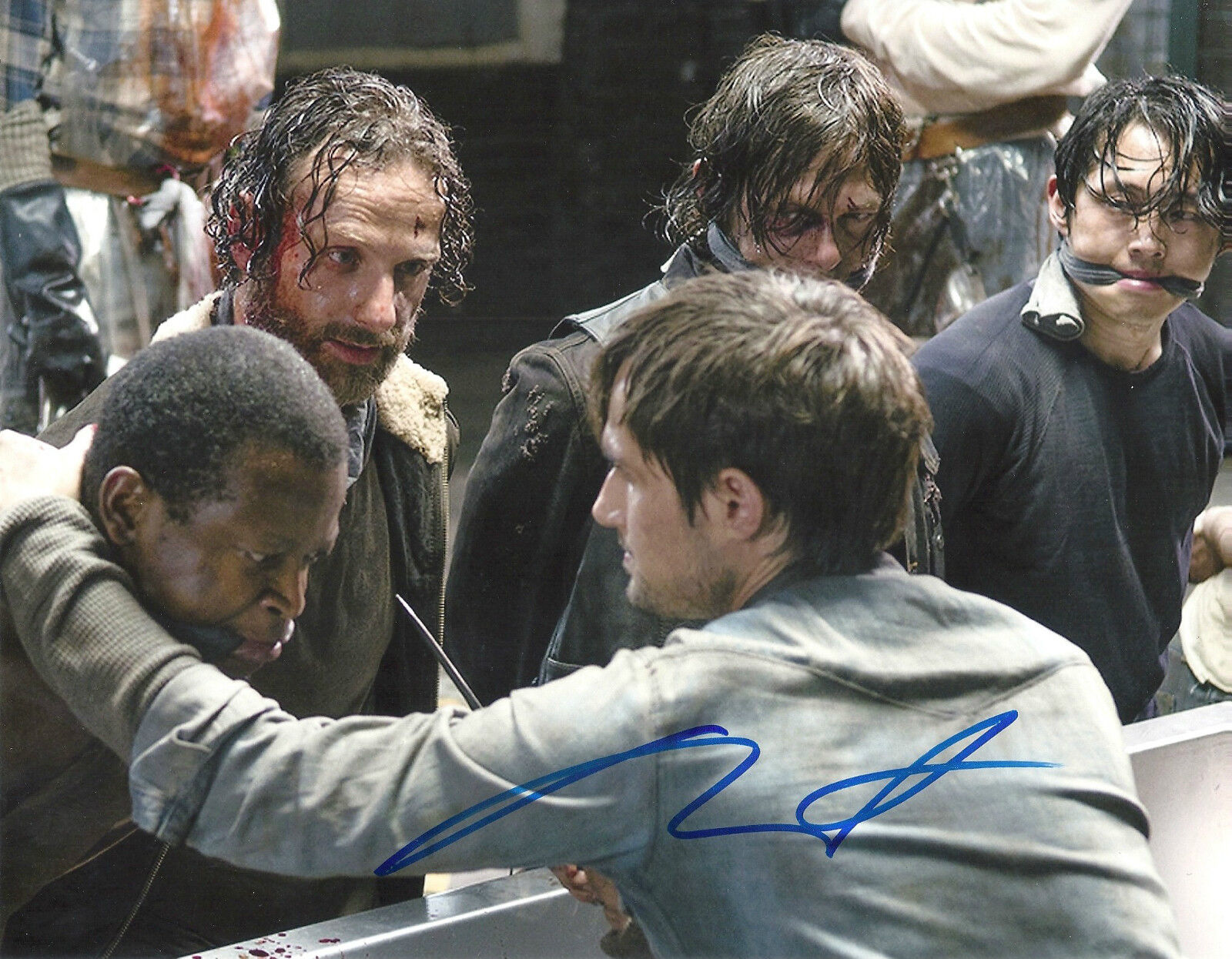 ANDREW J WEST 'THE WALKING DEAD' GARETH SIGNED 8X10 PICTURE *COA 1