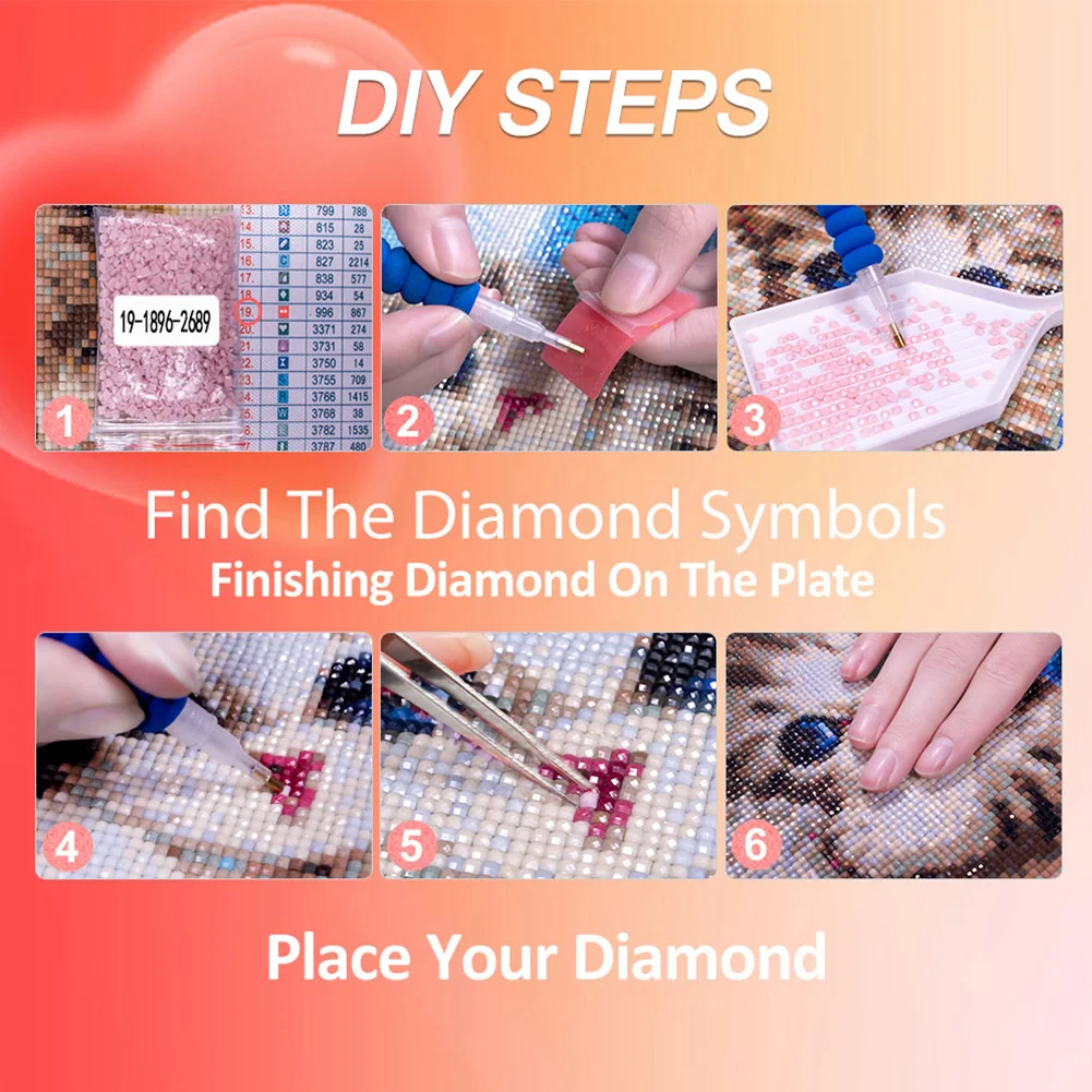 12pcs Mandala DIY Mini Square Diamond Painting for Desktop Decor No Frame(16*16cm)