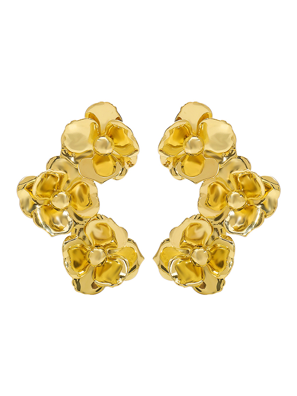 Flower Shape Earrings Accessories