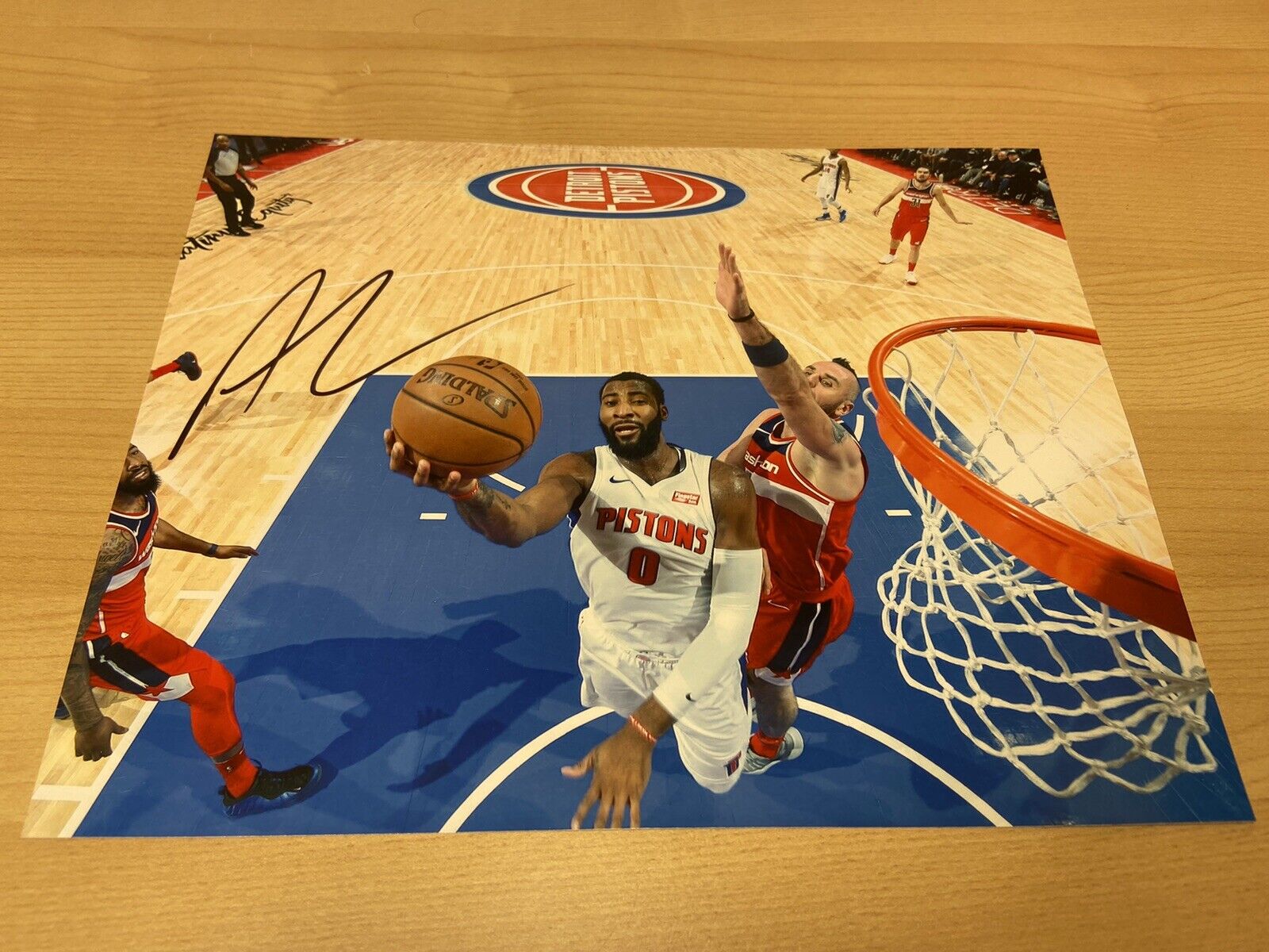 Andre Drummond Cavaliers Pistons Autographed Signed 8X10 Photo Poster painting W/COA