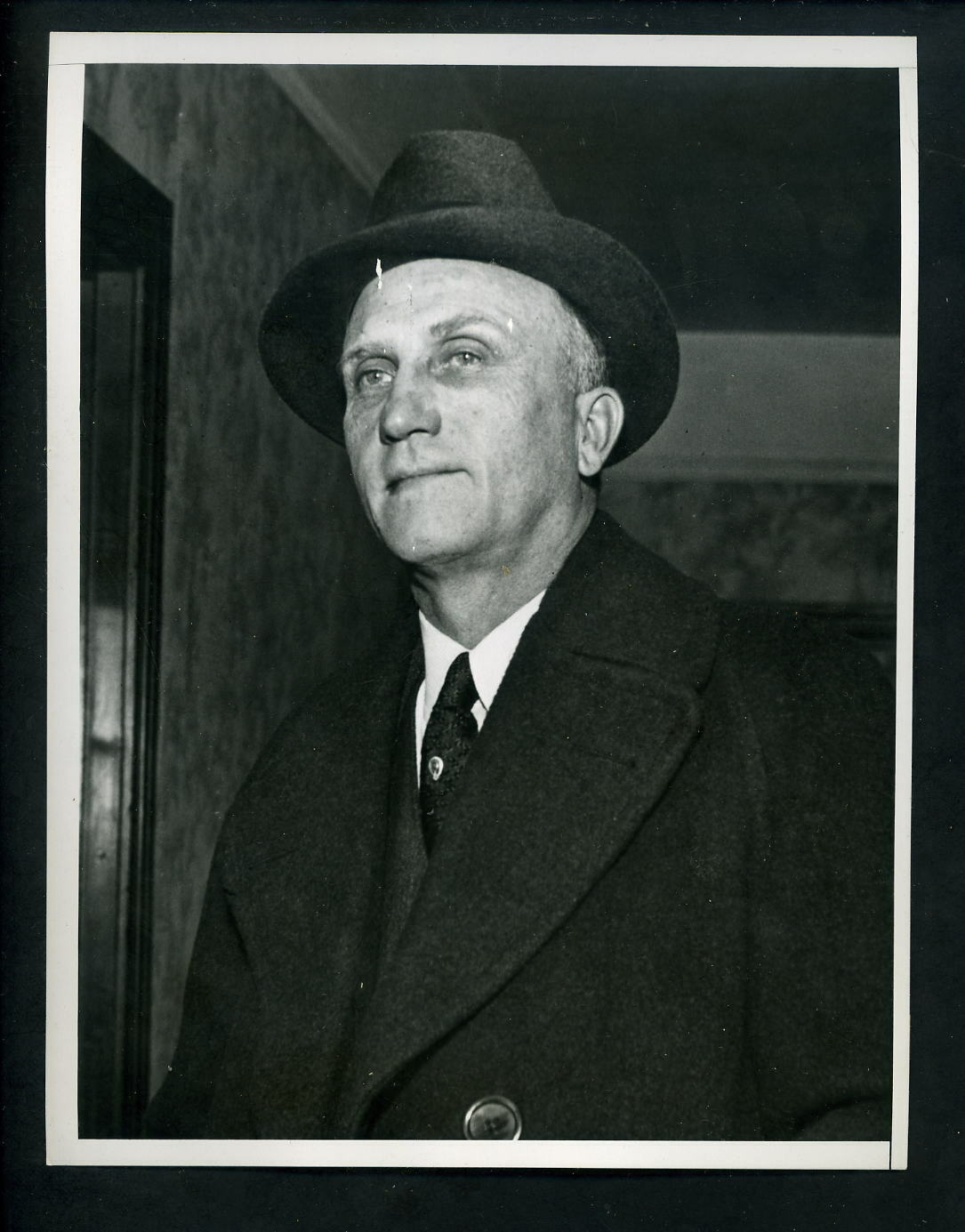 Cyril Slapnicka Assistant to President 1935 Type 1 Press Photo Poster painting Cleveland Indians