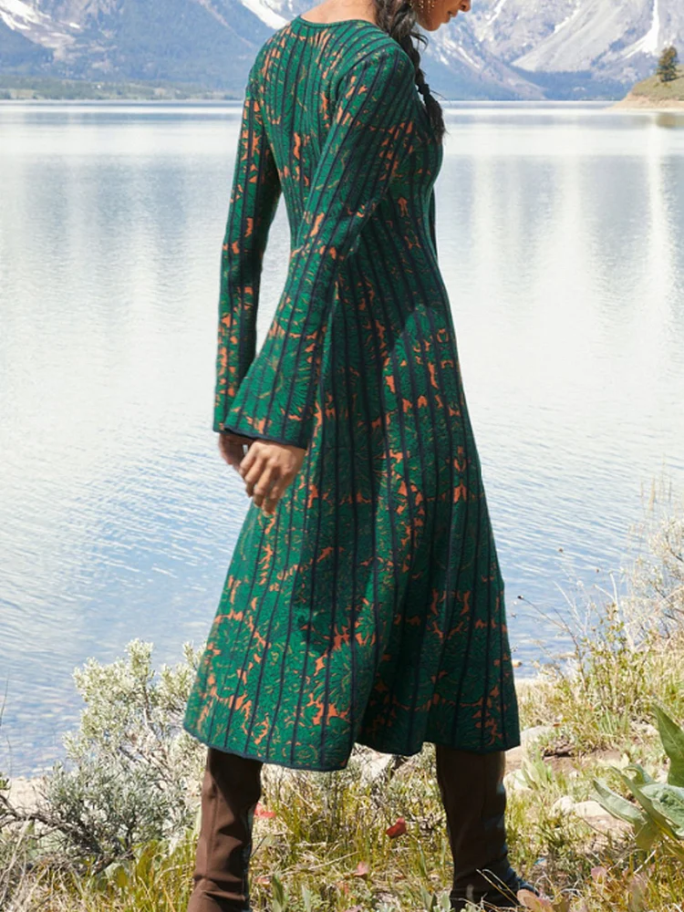 Loosen Casual Floral Dresses