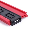 Plastic Irregular Shaper Profile Ruler Gauge Duplicator Contour Scales