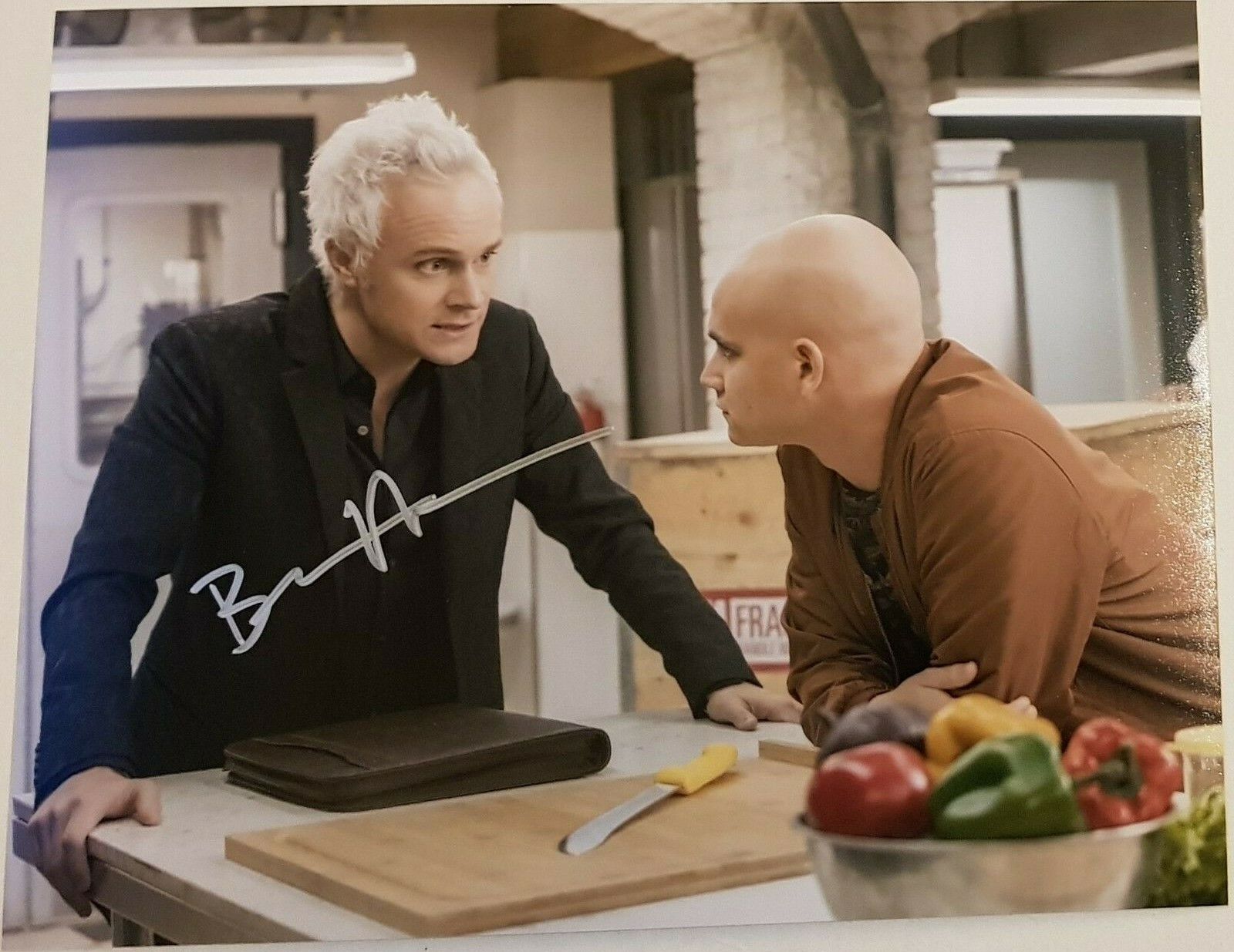 Bryce Hodgson Signed 10x8 Photo Poster paintinggraph Scott E. in iZombie