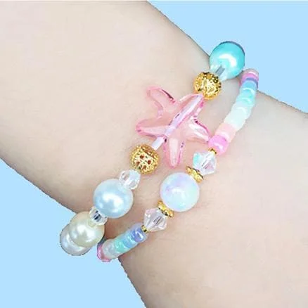Lolita Handmade Sweet Rainbow Starfish Bracelet SP165742