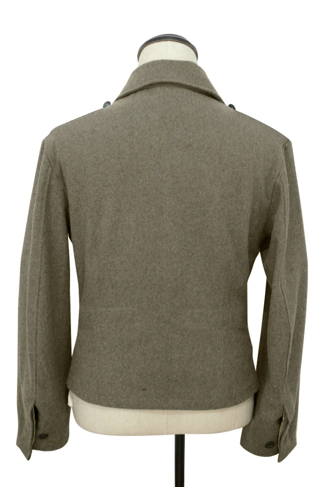   Elite German Assault Gunner Brown Wool Wrap Jacket German-Uniform