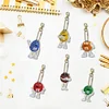 6pcs/set DIY Diamond Painting Chocolate Bean Keychains Kit