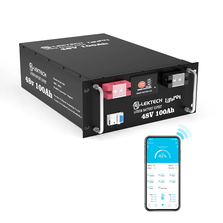 48V 100Ah LiFePO4 Lithium Battery