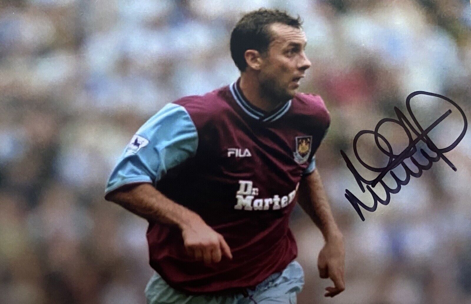 Don Hutchison Genuine Hand Signed West Ham United 6X4 Photo Poster painting 2