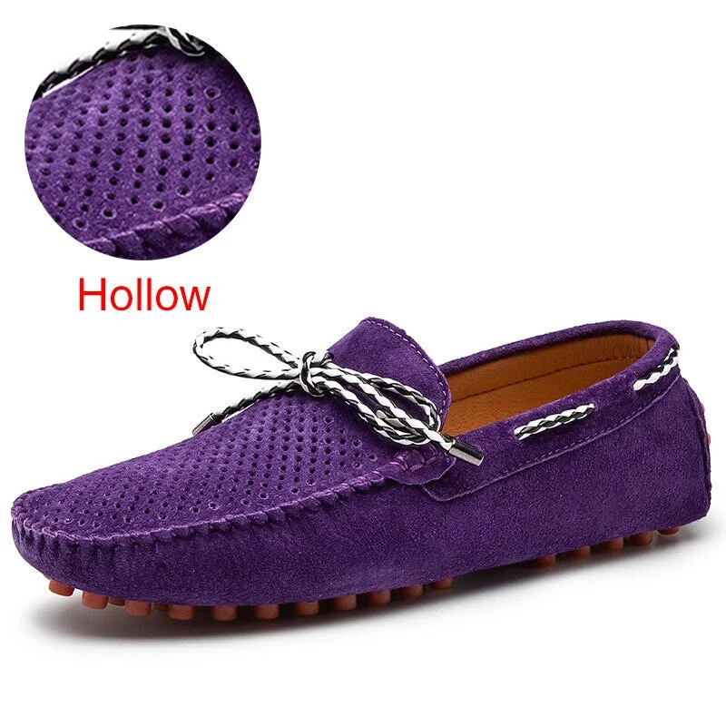 DEKABR Size 38~47 Genuine Leather Loafers Hot Sale Driving Shoes Fashion Casual Shoes Original Design Summer Flats Moccasins Men