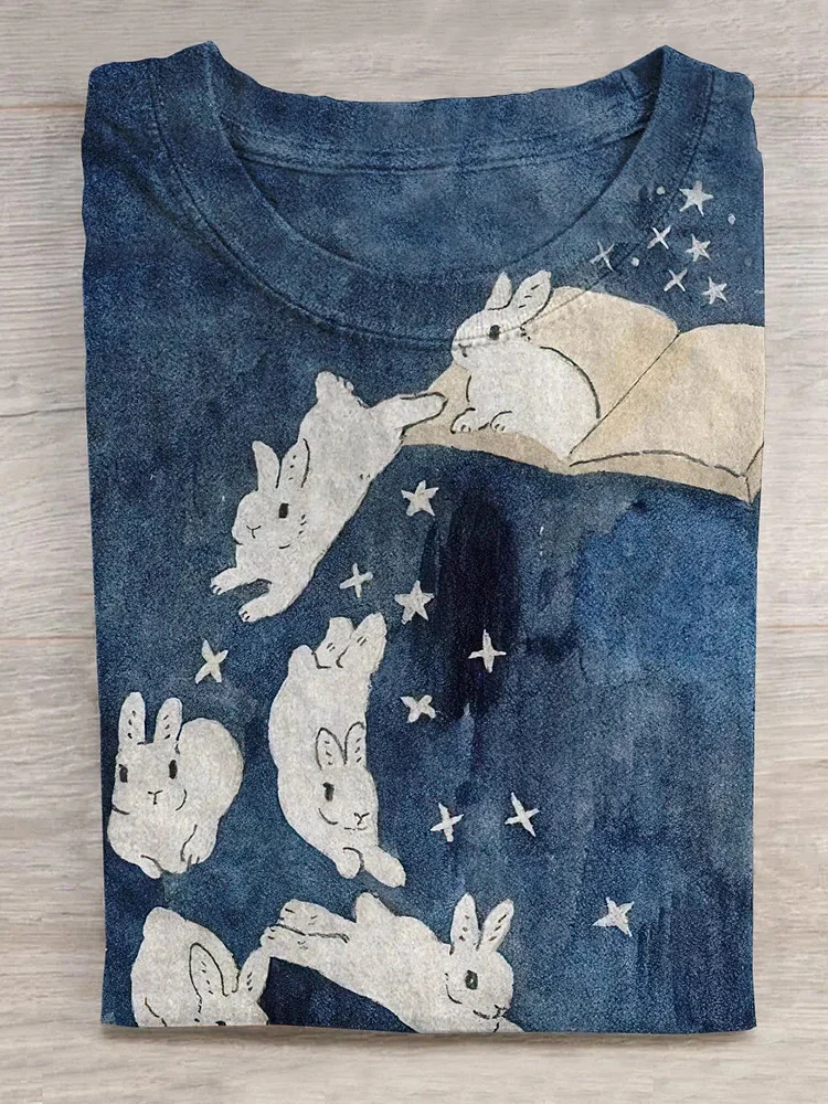 Unisex Rabbit Raid Art T-Shirt