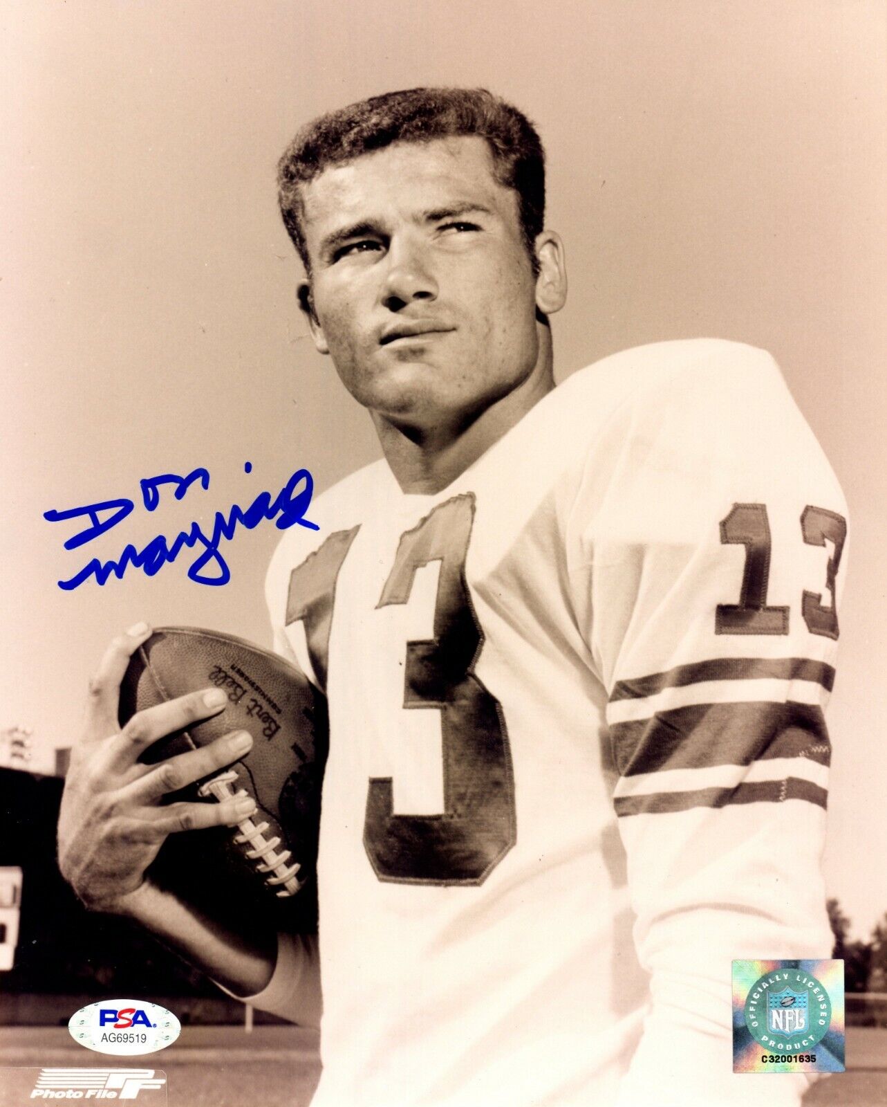 Don Maynard autographed signed 8x10 Photo Poster painting NFL New York Jets PSA COA Super Bowl