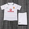 2003-2005 Retro Manchester United Away Football Shirt 1:1 Thai Quality Kids Size