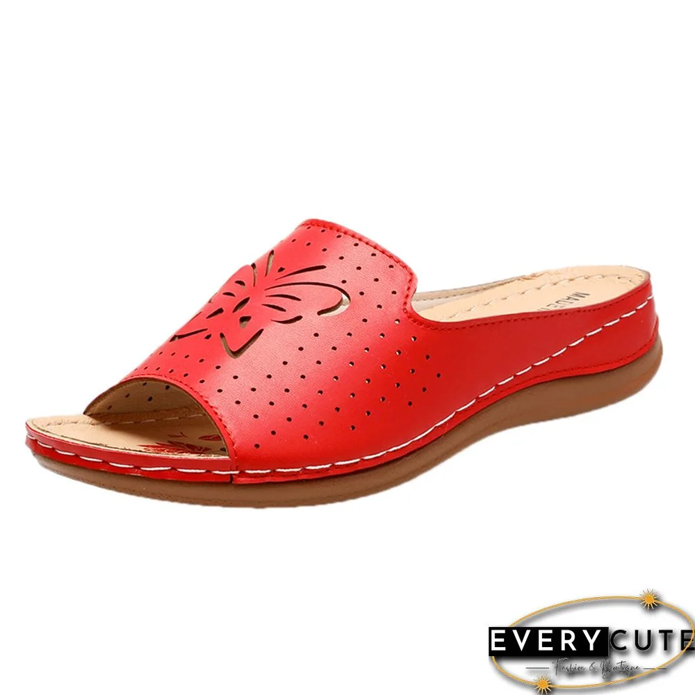 New Shoes Sandals Women Outdoor Walking Shoes Retro Ladies Shoes Slip On Women Shoe Slipper Female Zapatillas Muje Footwear