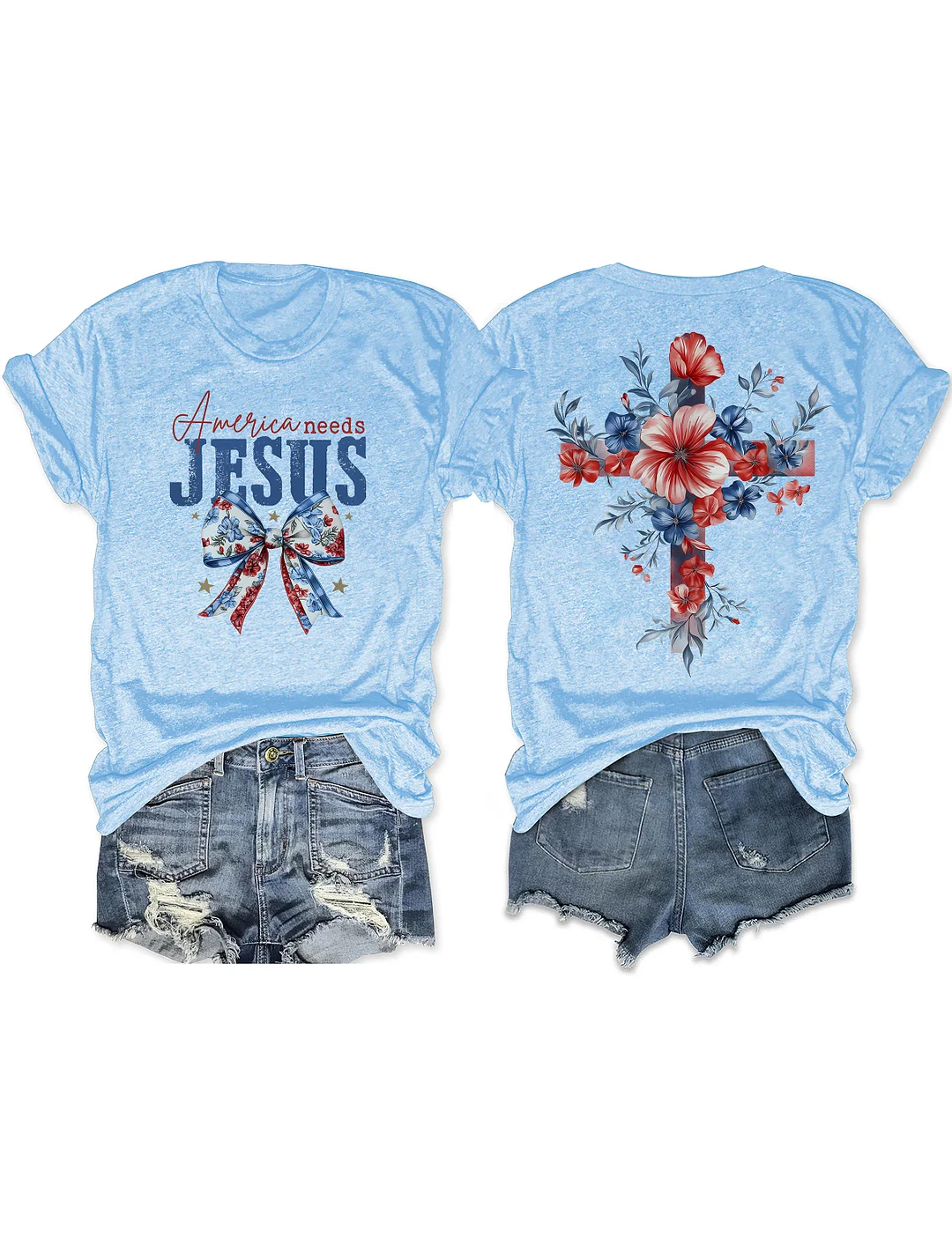 America Needs Jesus T-shirt