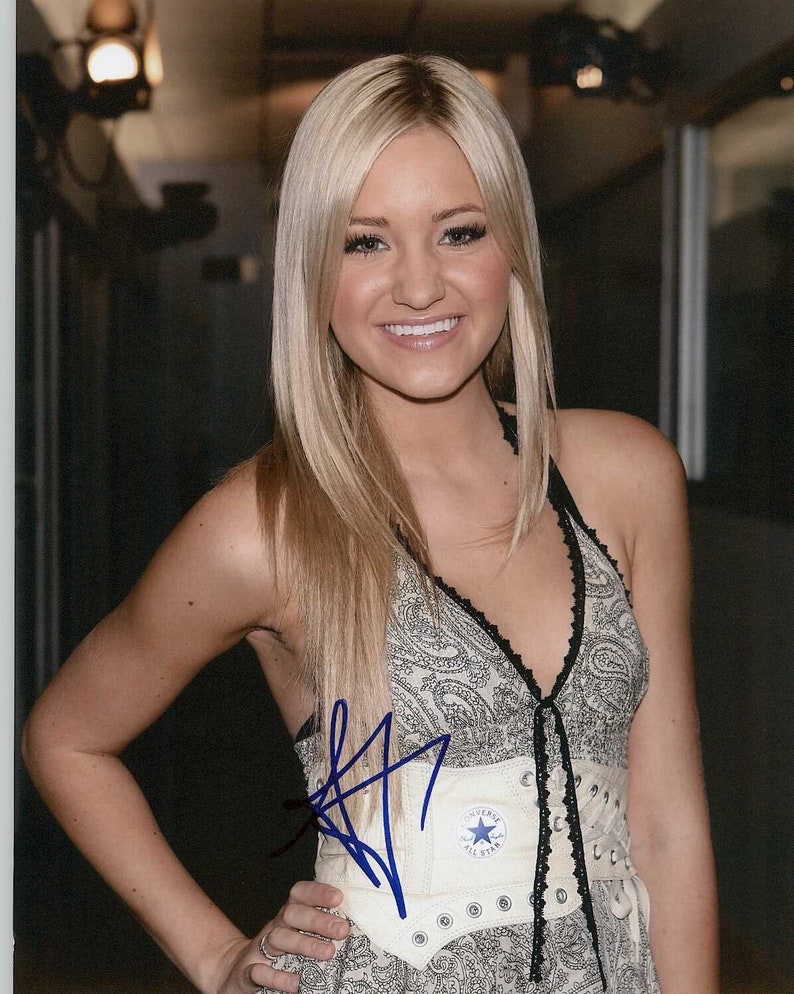 AJ Michalka Signed Autographed Glossy 8x10 Photo Poster painting - COA Matching Holograms