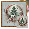 Xmas Tree-Full Embroidery 3 Strands 11CT Stamped Cross Stitch-40*40CM