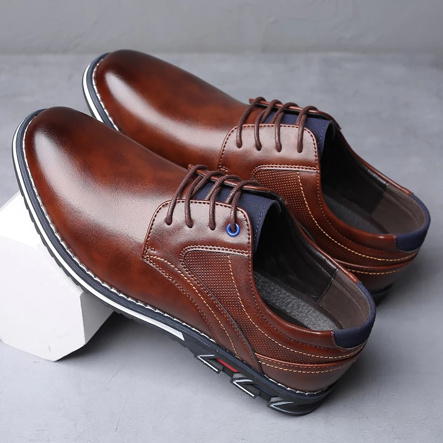 Gatsby Shoes Fancy Oxford Leather Shoes