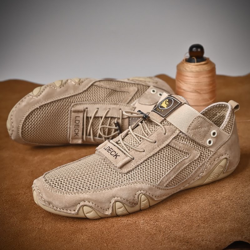 Italian suede  boots, 2022 New summer  breathable men's shoes  (Free Shipping)