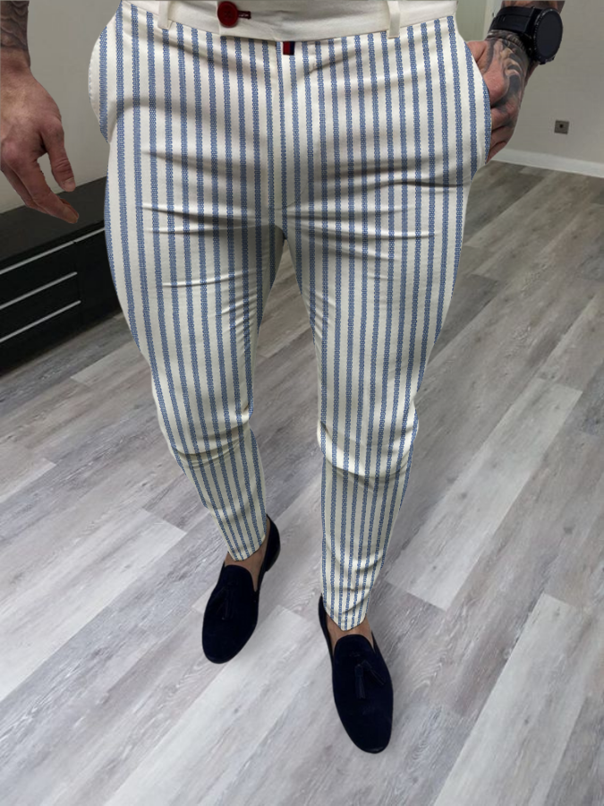 Men's Elegant Stripe Pants  