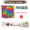 Diamond Painting -DIY Round Drill Colorful Leaves(40x40cm)