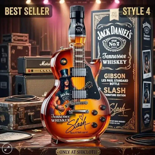 🎁 Father's Day 49% OFF &ndash; 👨&zwj;🎤🤘Appetite for Rock: Vintage Sunburst Guitar Figurine Spirit Bottle🎸✨