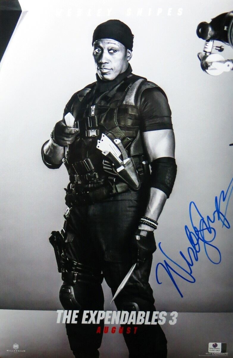 Wesley Snipes Signed Autographed 12X18 Photo Poster painting The Expendables Poster GV801943