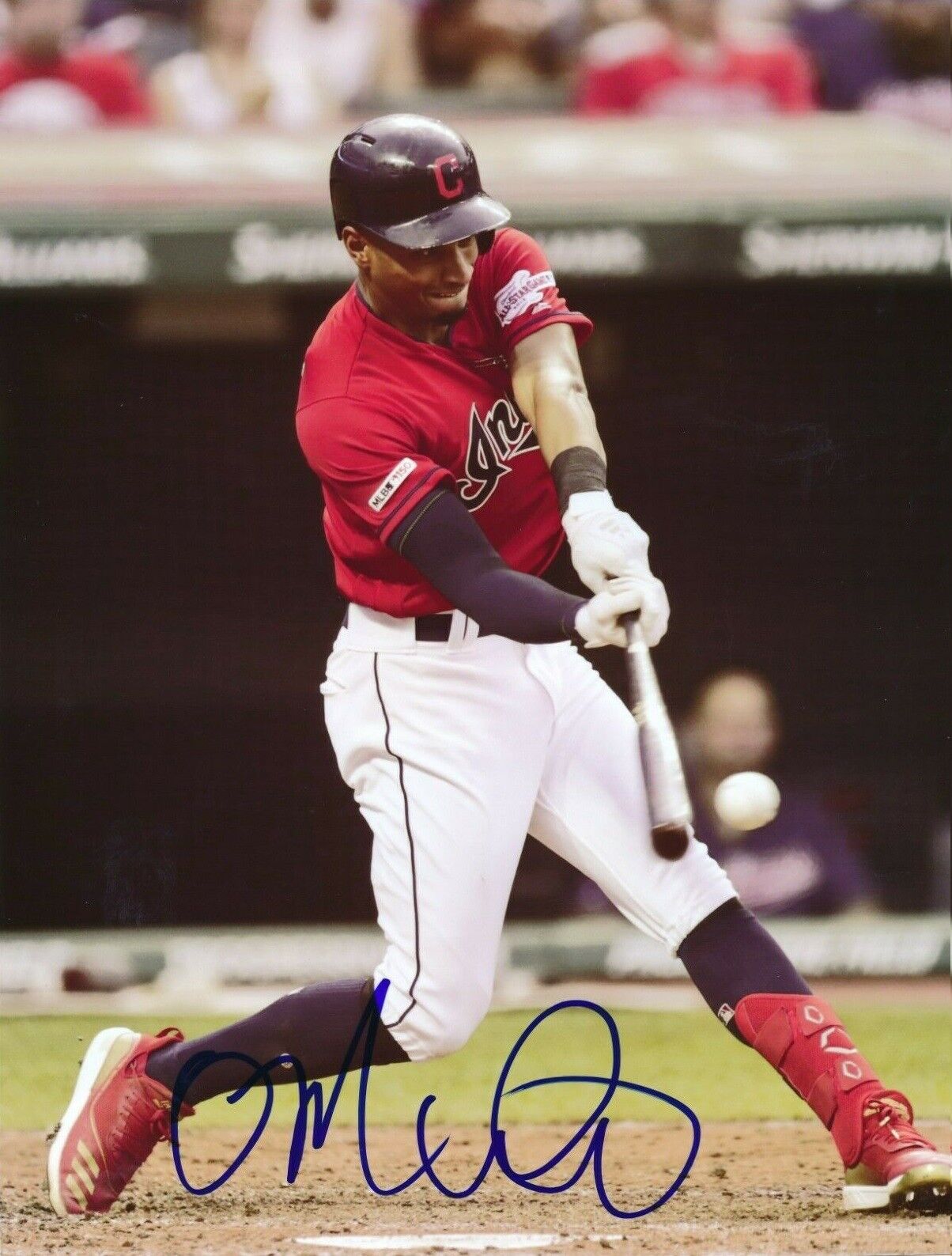 Oscar Mercado Autographed Signed 8x10 Photo Poster painting ( Indians ) REPRINT