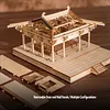 Wooden mortise and tenon assembly model, ancient architecture handicraft study materials, teaching aids, and cultural and creative gifts