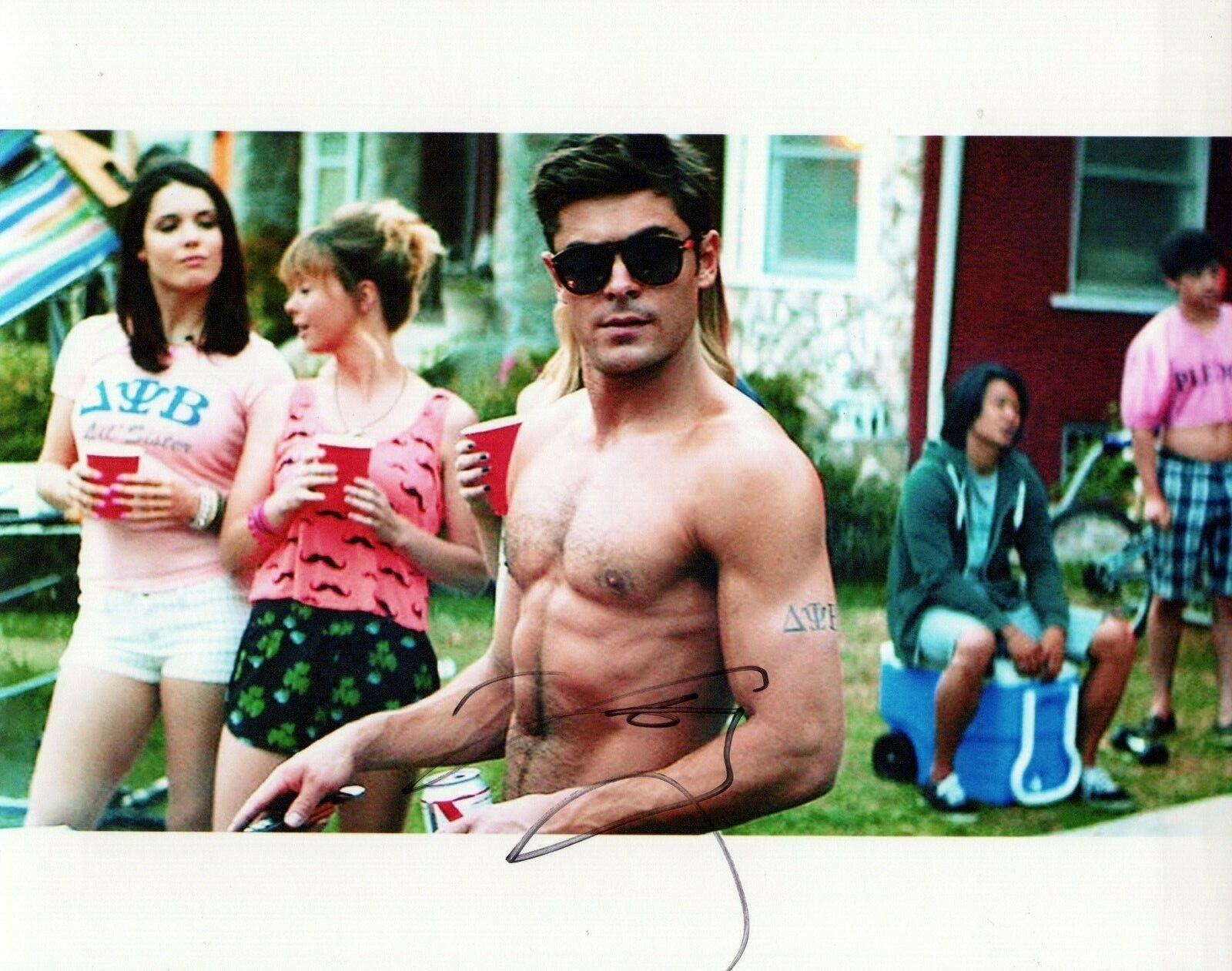 Zac Efron Neighbors autographed Photo Poster painting signed 8x10 #2 Teddy Sanders