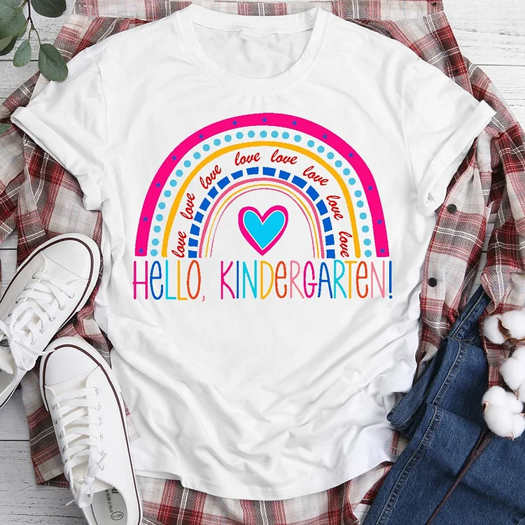 hello kindergarten shirt