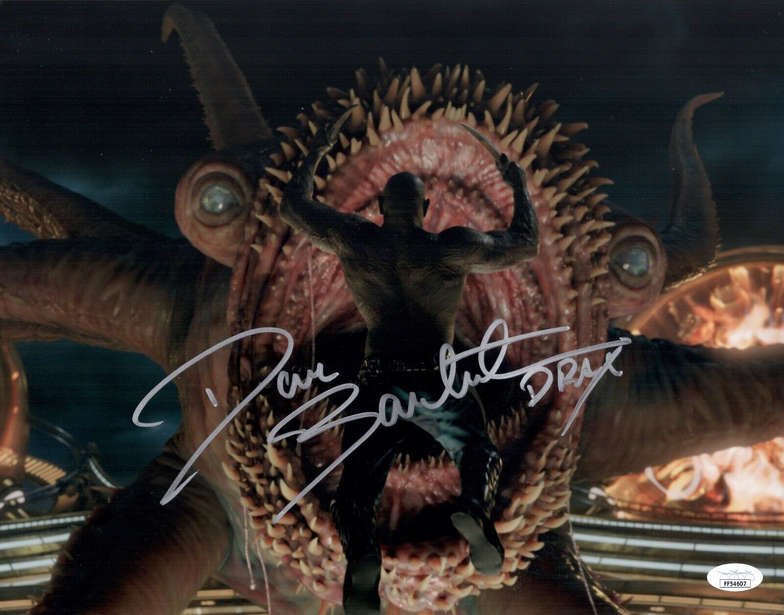 DAVE BAUTISTA Signed GUARDIANS OF THE GALAXY 11x14 Photo Poster painting Autograph JSA COA