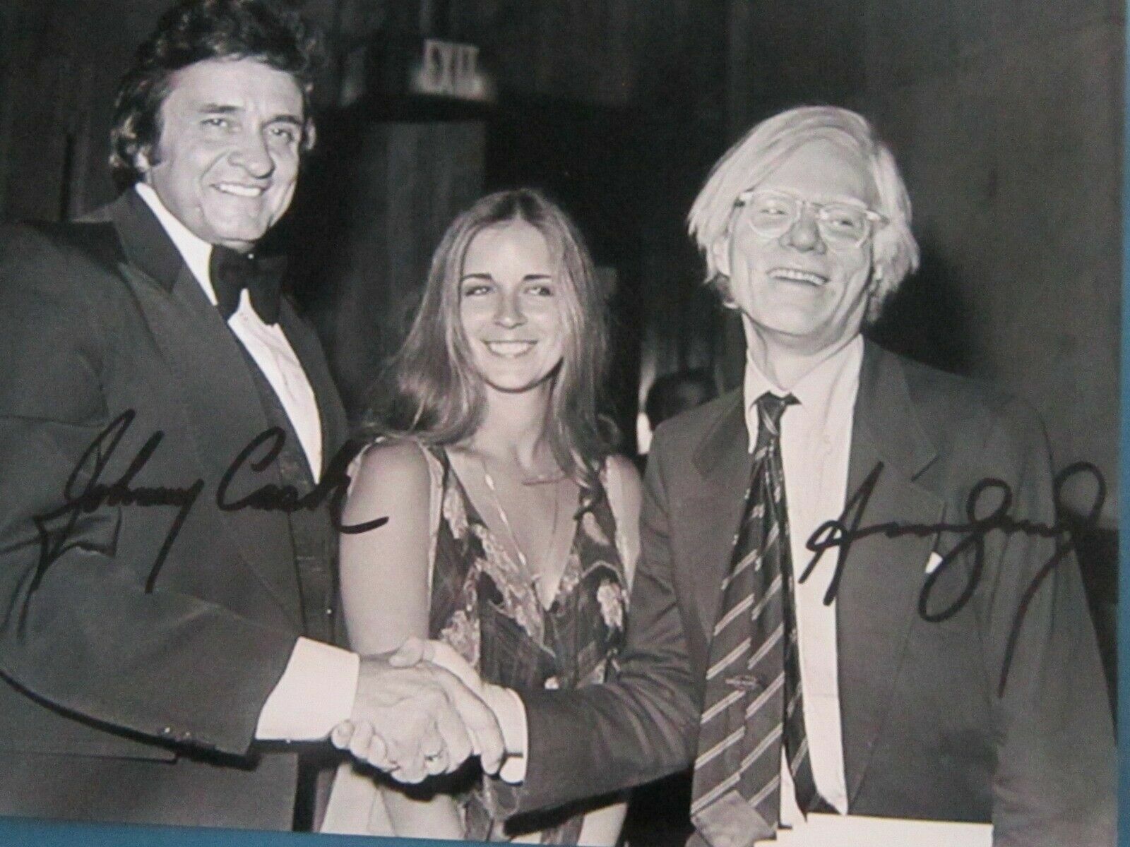 Johnny Cash / Andy Warhol Autographed Signed 8x10 Photo Poster painting REPRINT