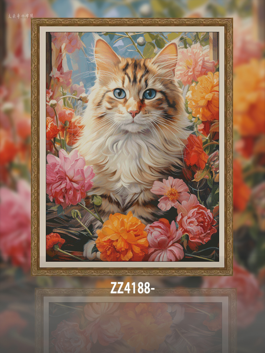 [ZZ4188-Maine Meow] Painting Fairy Cross Stitch