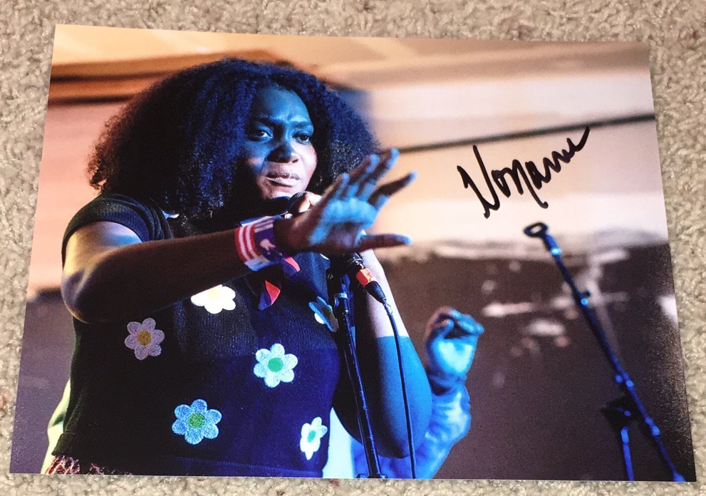 NONAME RAPPER FATIMAH WARNER SIGNED AUTOGRAPH 8x10 Photo Poster painting C NO NAME w/EXACT PROOF