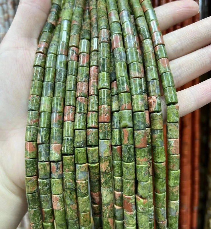 1 Set 6*8mm 1-1.5mm Natural Stone Crystal Agate Round Beads