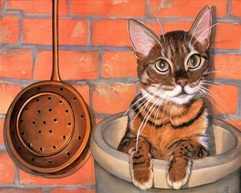 

Kitty – Paint By Numbers - 40*50CM, 501 Original