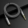 6.35mm Headphone Extension Cable Wear Resist Male To Female TRS Adapter Cord Multi-Purpose Hi-Fi Sound Stereo Extender Cord for IPhone/Headset/Smartphones