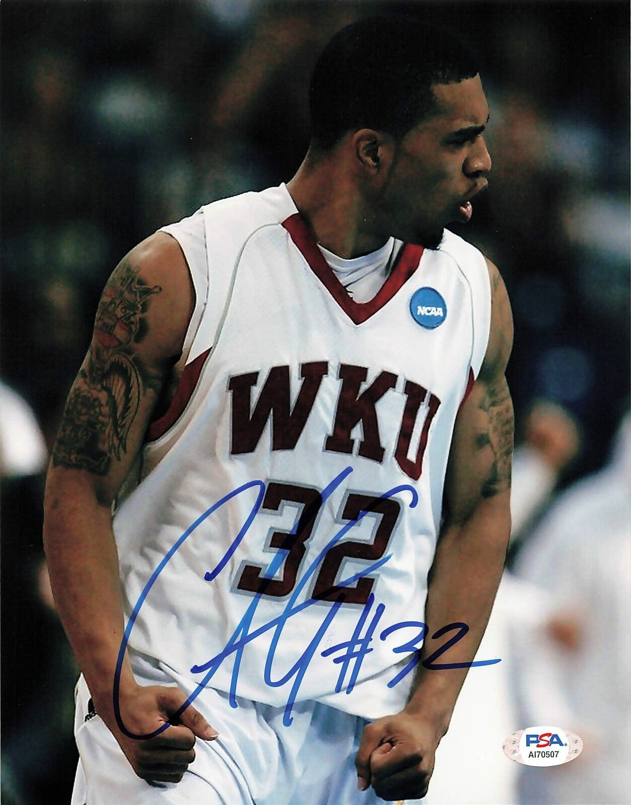 Courtney Lee signed 8x10 Photo Poster painting PSA/DNA Western Kentucky Hilltoppers Autographed