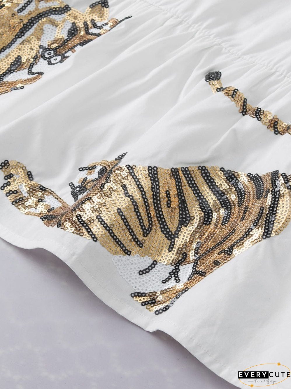 Adorable Tiger Print Top