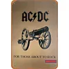 AC/DC - Panneaux en &eacute;tain m&eacute;tallique(20*30cm/30*40cm) - Musique