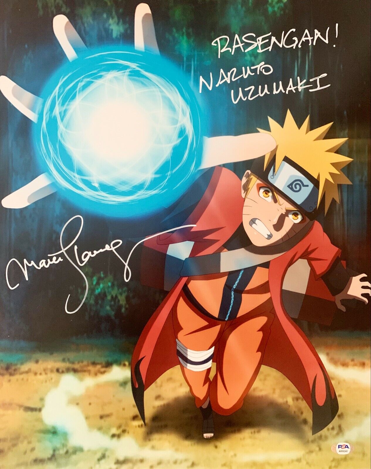 Maile Flanagan Naruto autographed inscribed 16x20 Photo Poster painting PSA COA Naruto Shippuden