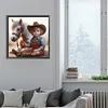 Diamond Painting-DIY Full Round Drill Cowboy Baby
