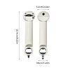 Ouvre-bocal r&eacute;tractable r&eacute;glable en acier inoxydable