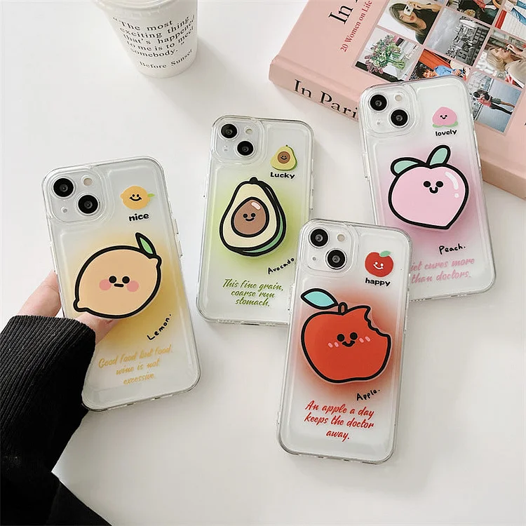 Summer Cute Fruit Stand Phone Case Summer Cute Fruit Stand Phone Case