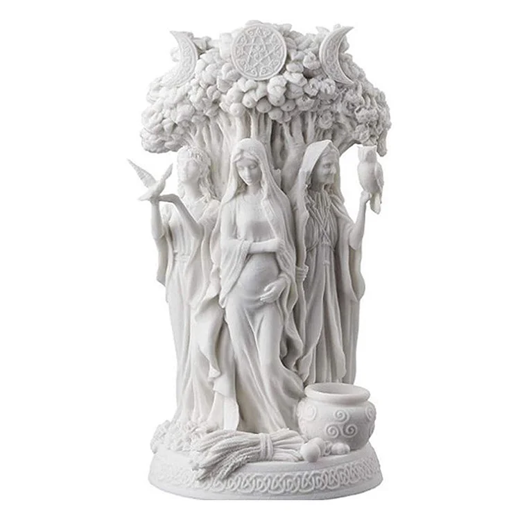 【Ornament】Home Decor Resin Ornaments-2021 Triple Goddess Of Greek Religion Celtic Dandu gbfke